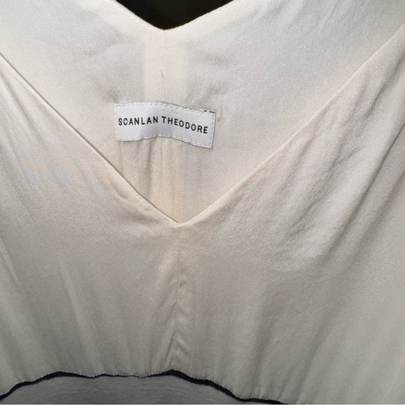 Scanlan Theodore Linen Asymmetrical Sides Hem Top - Picture 6 of 6